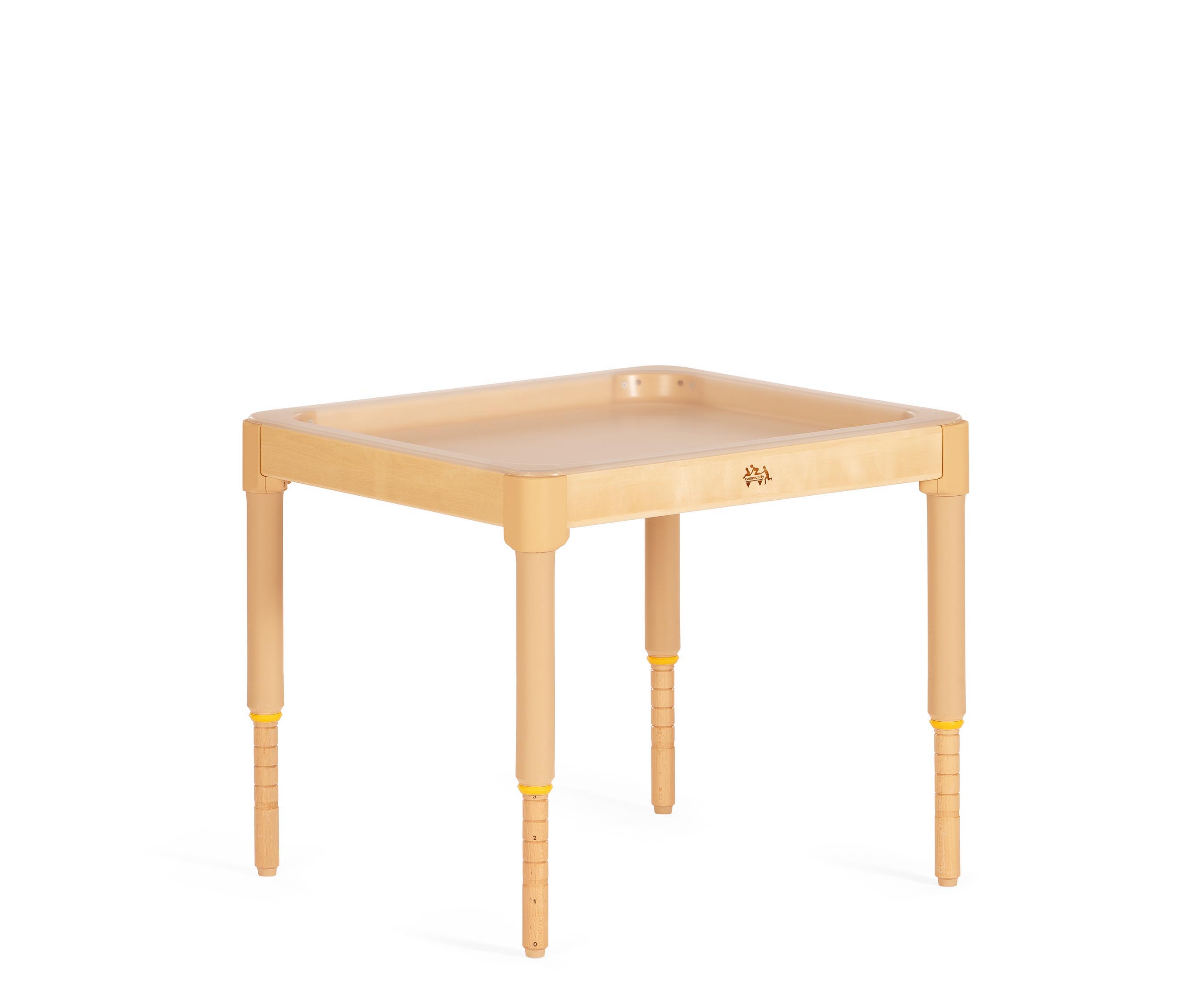 Wooden table deals tray with legs